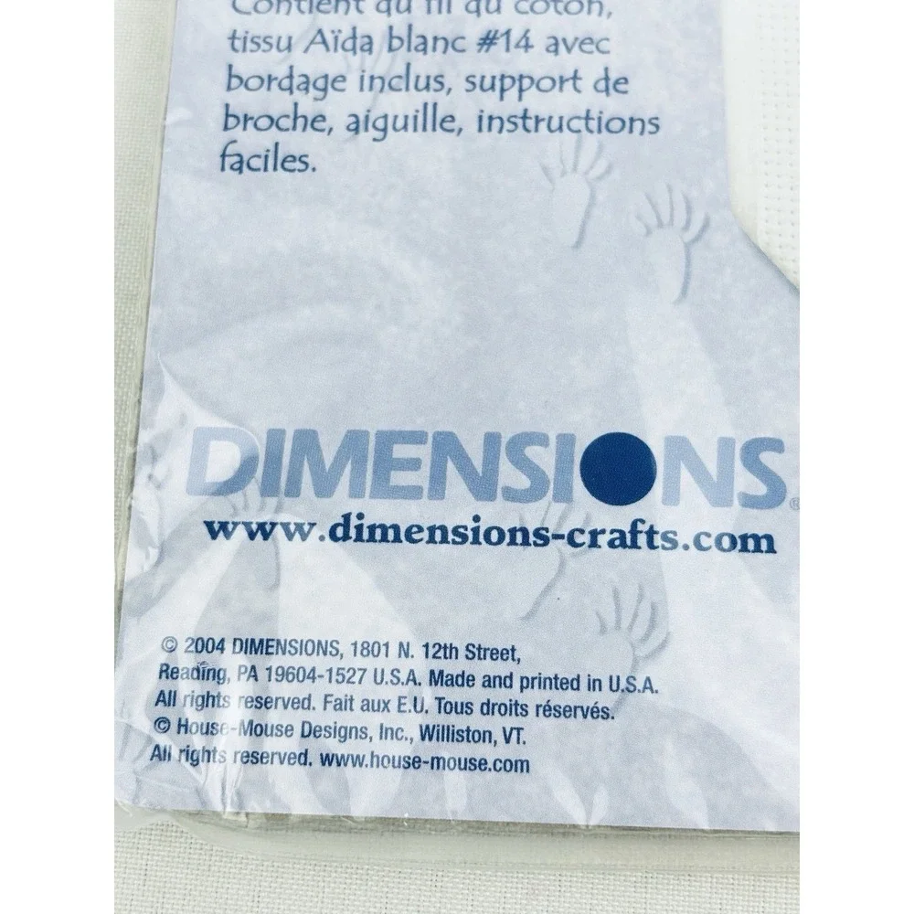 Vintage Dimensions House-Mouse Cross Stitch Kit 